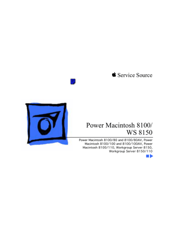 Power Macintosh 8500 Upgrade. Apple WS 8150, Power Macintosh 8100/80 and 8100/80AV | Manualzz