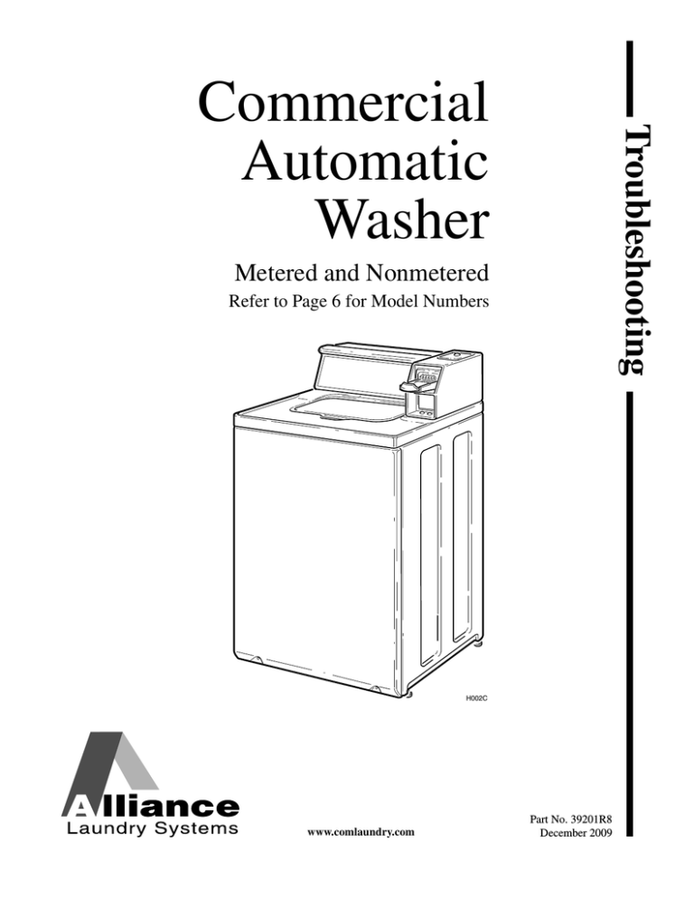 ALLIANCE Automaatic washer User manual | Manualzz