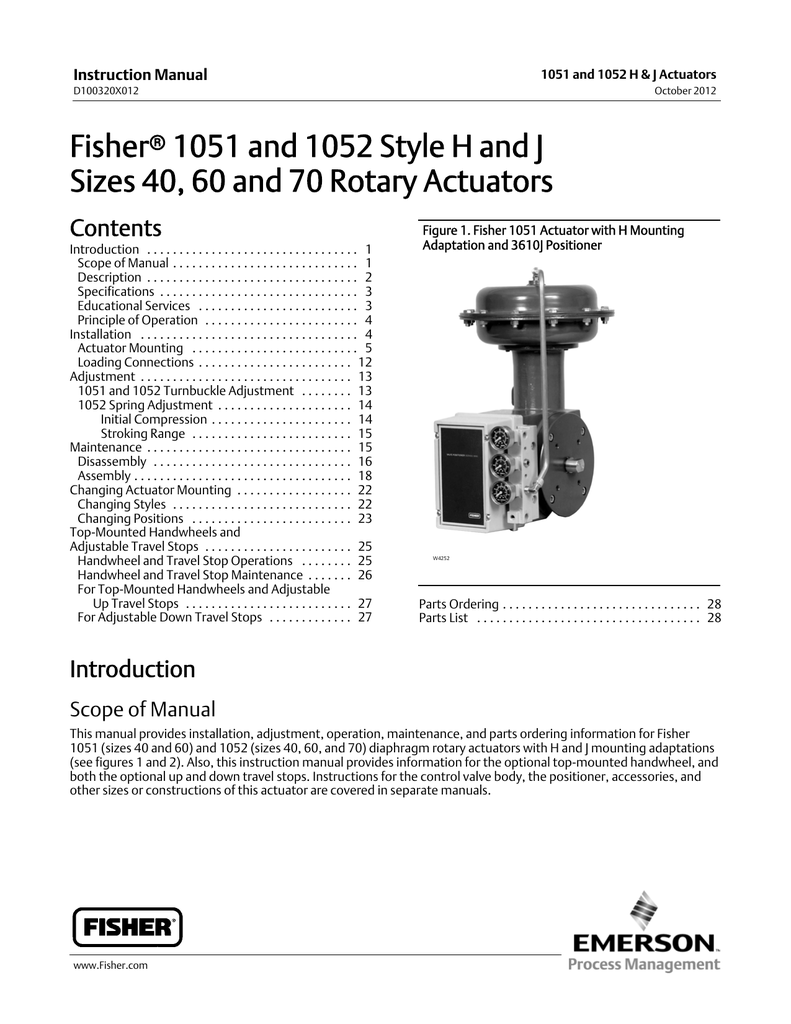 Emerson 1052 Instruction manual | Manualzz