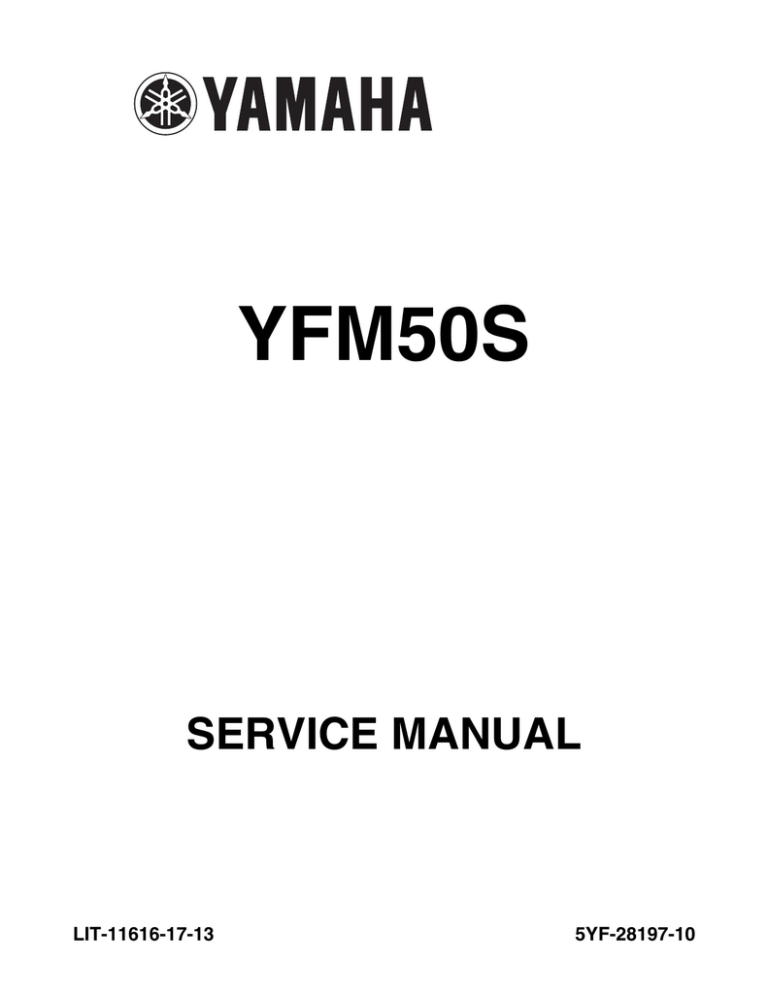 Yamaha Raptor 50 Raptor Yfm50s User Manual Manualzz