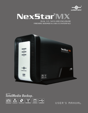Vantec NexStar MX User`s manual | Manualzz