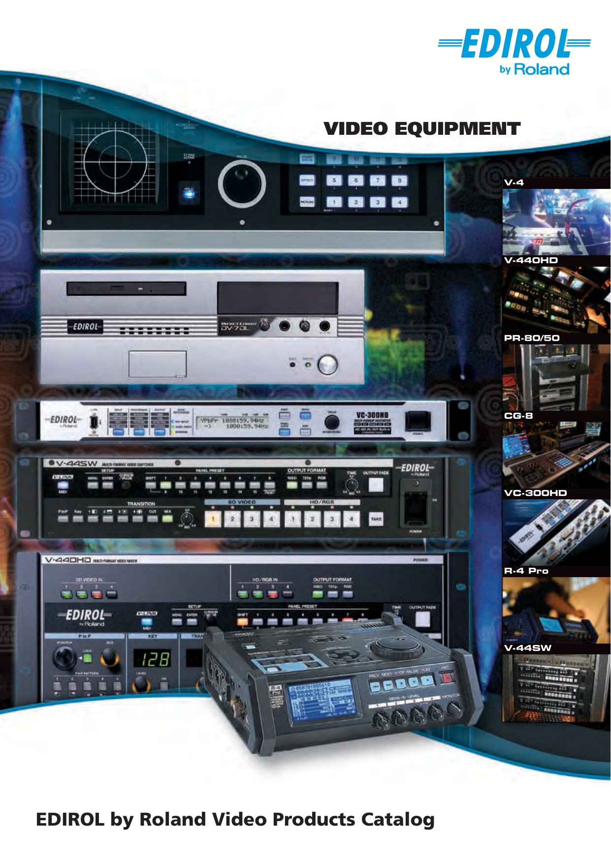 Video Equipment Edirol By Roland Video Products Catalog Manualzz