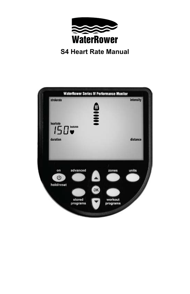 waterrower s3 monitor