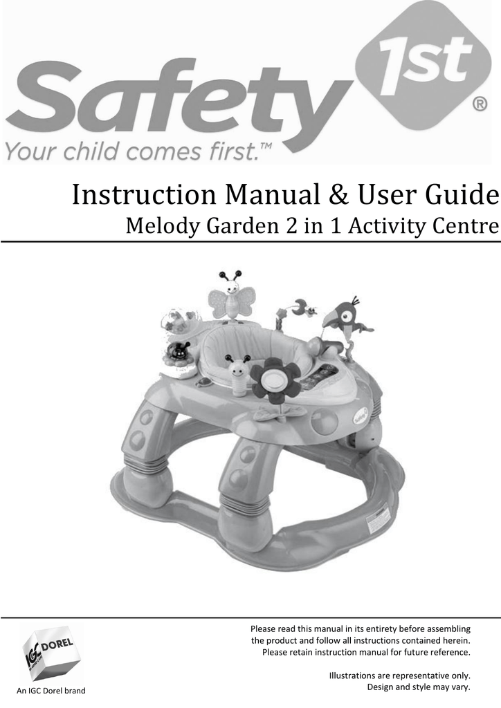 safety 1st walker instruction manual