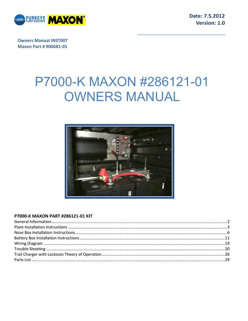 Maxon Liftgate Wiring Diagram - Wiring Diagram