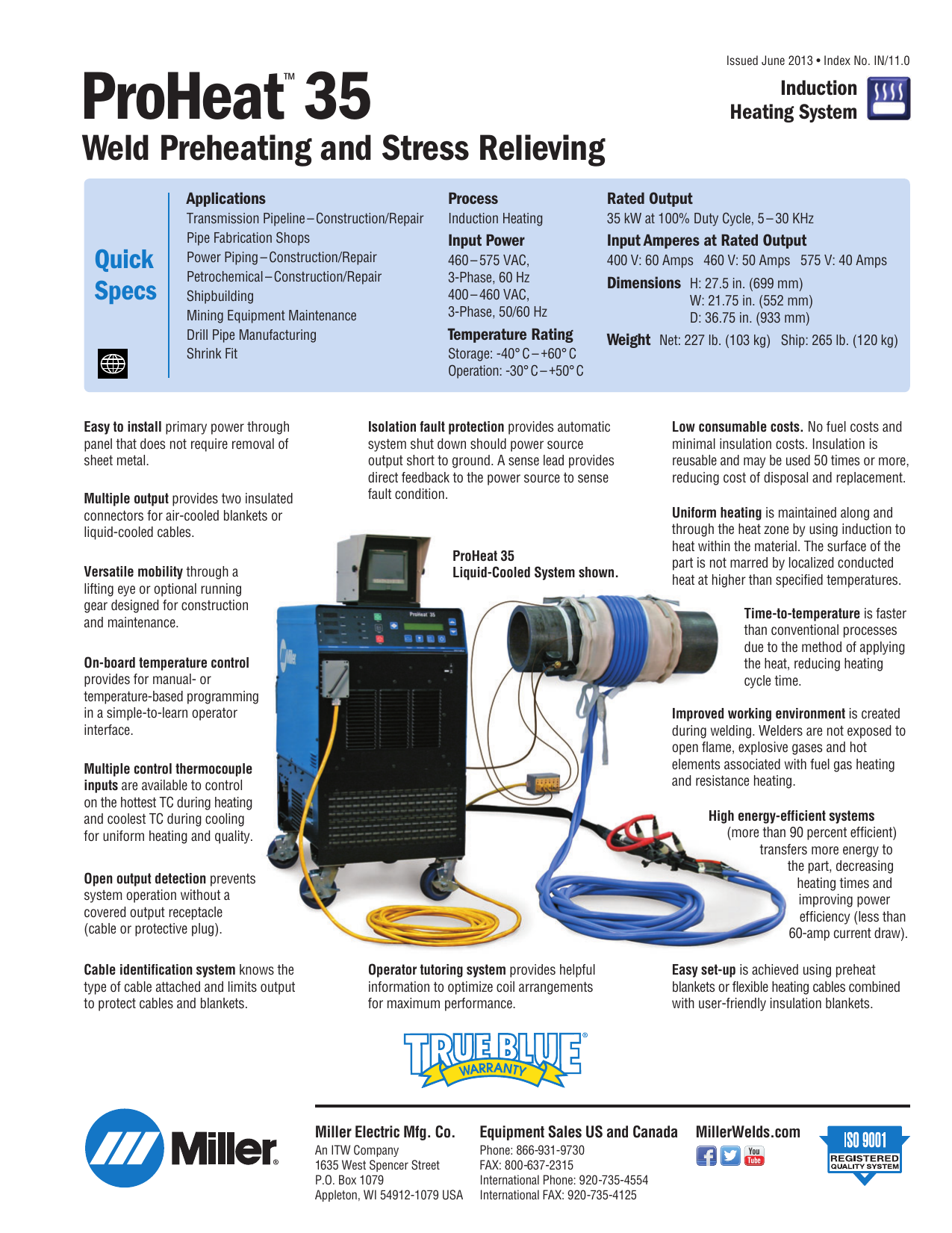 Miller Electric ProHeat 35 User manual Manualzz