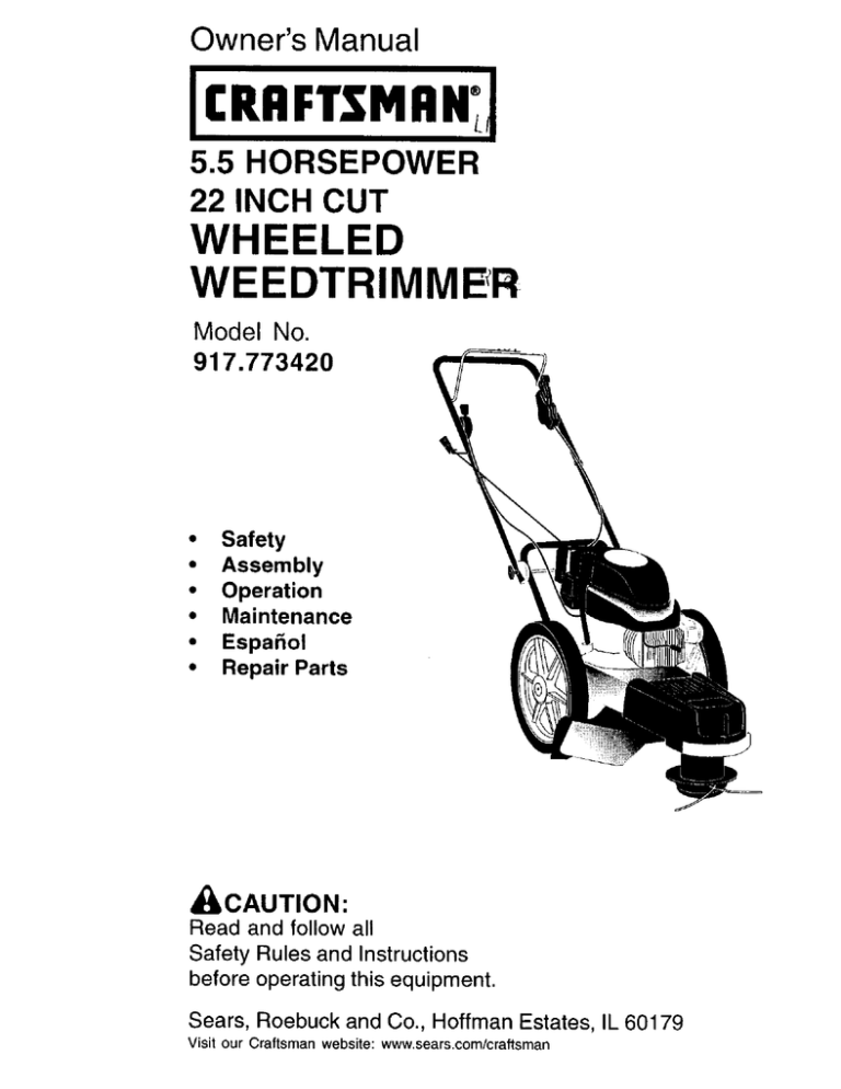 craftsman drm 500 manual