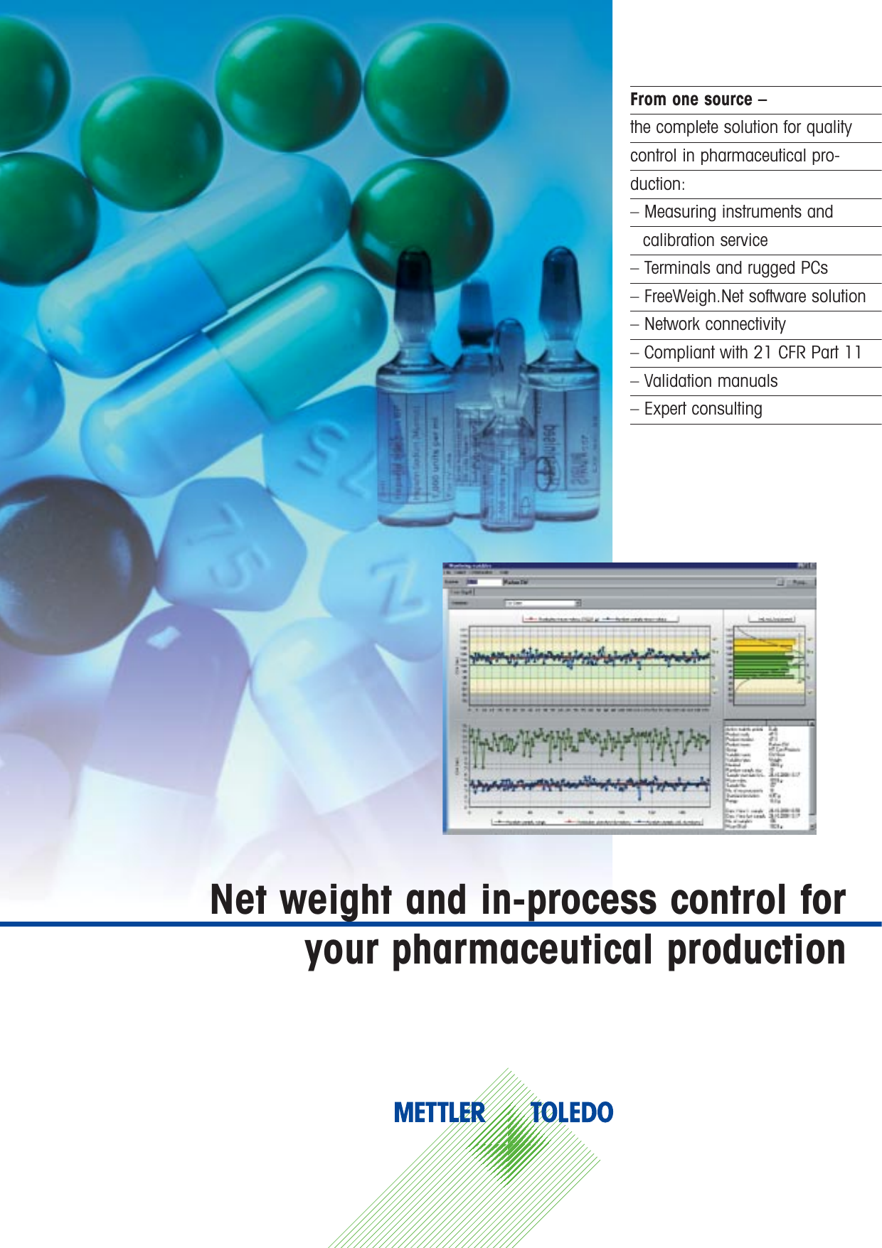 Mettler Toledo FreeWeigh.NET for Statistical Quality Control