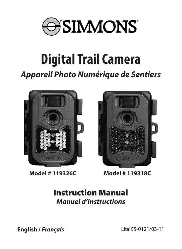 simmons trail camera 4 pack 12 megapixels manual