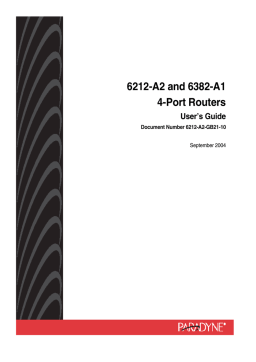 Paradyne 6212-A2 & 6382-A1 Routers | AI Chat & PDF Download