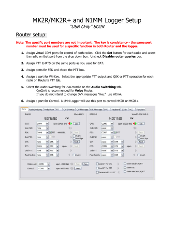 n1mm logger multiple digital windows