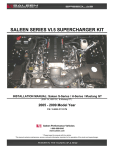 Saleen Series VI.5 Supercharger Kit Installation Manual