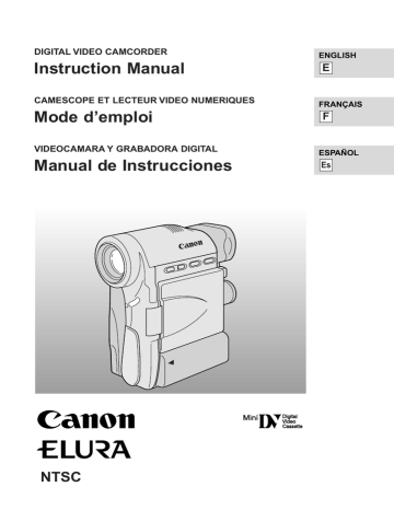 Canon Elura Elura Instruction Manual | Manualzz