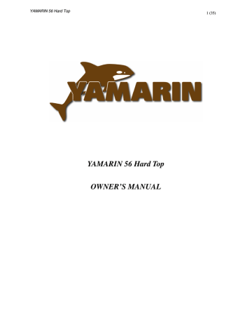 YAMARIN 59 Owner's Manual | Manualzz