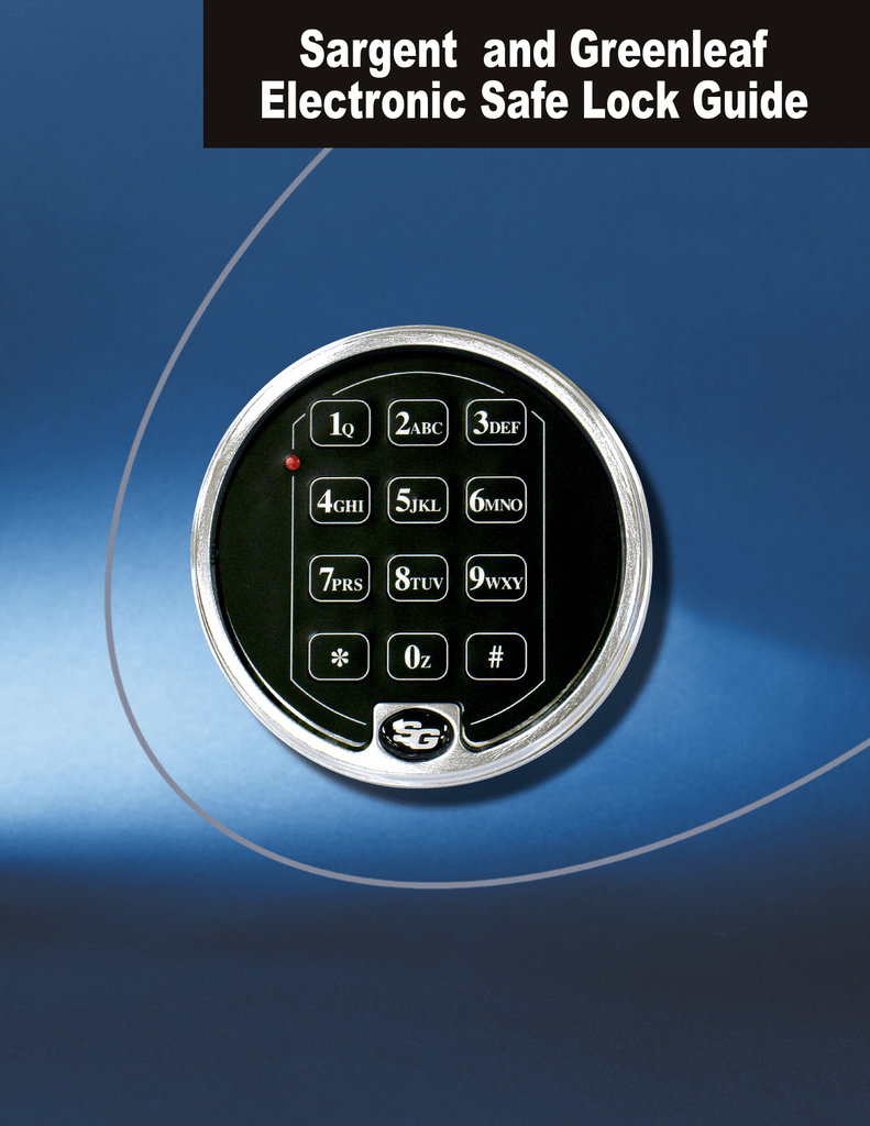 Sargent And Greenleaf Safe Wiring Diagram