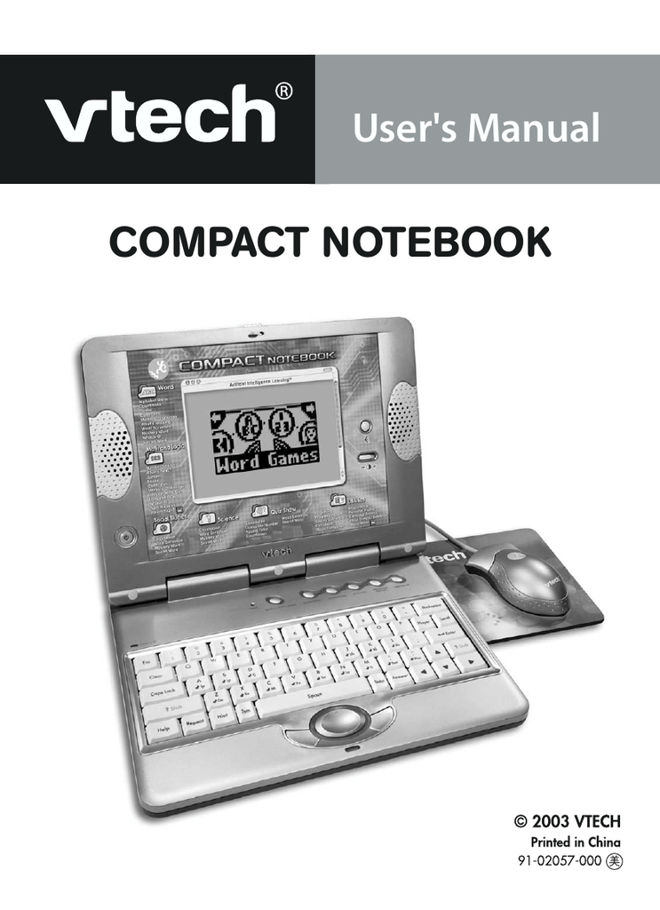 Vtech Pact Notebook User S Manual Manualzz Vtech Pact Notebook User S Manual Manualzz