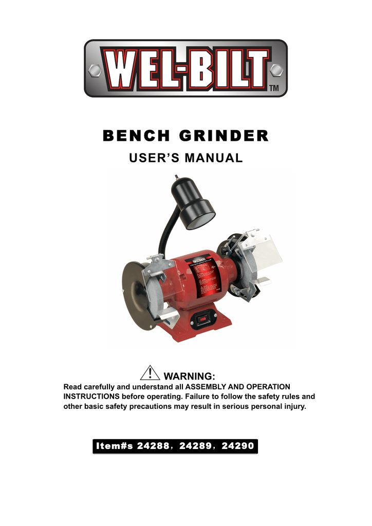 Bench Grinder Safety Poster