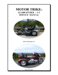 Motor Trike GL1800 SPYDER / 2+2 Service manual