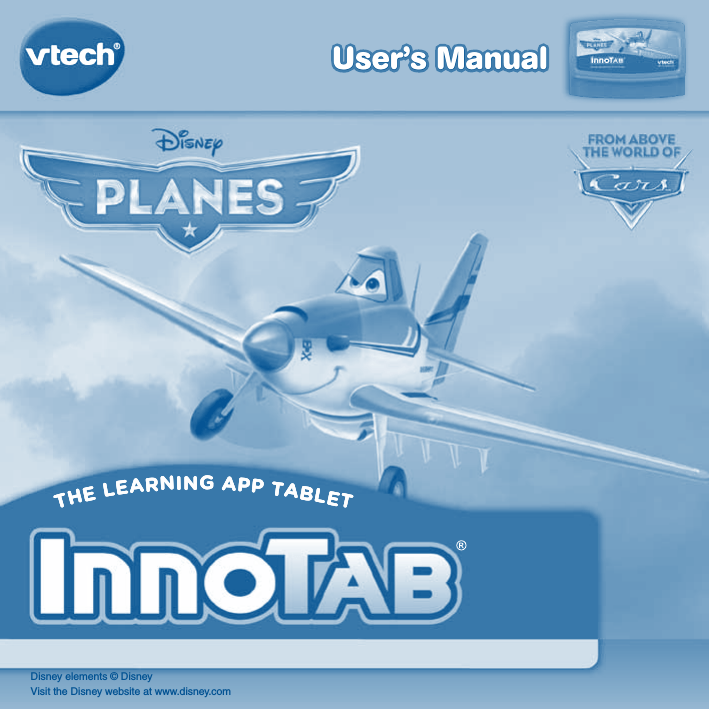VTech InnoTab 2 2s 3 3s Game Cartridge Disney Planes Math for sale online 