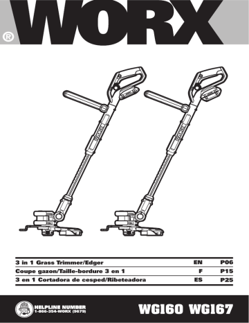 Worx WG167 Technical data Manualzz