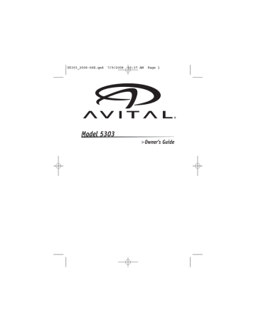 Avital 5303 Owner's Guide | Manualzz