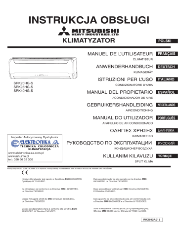 Mitsubishi srk40hg s инструкция