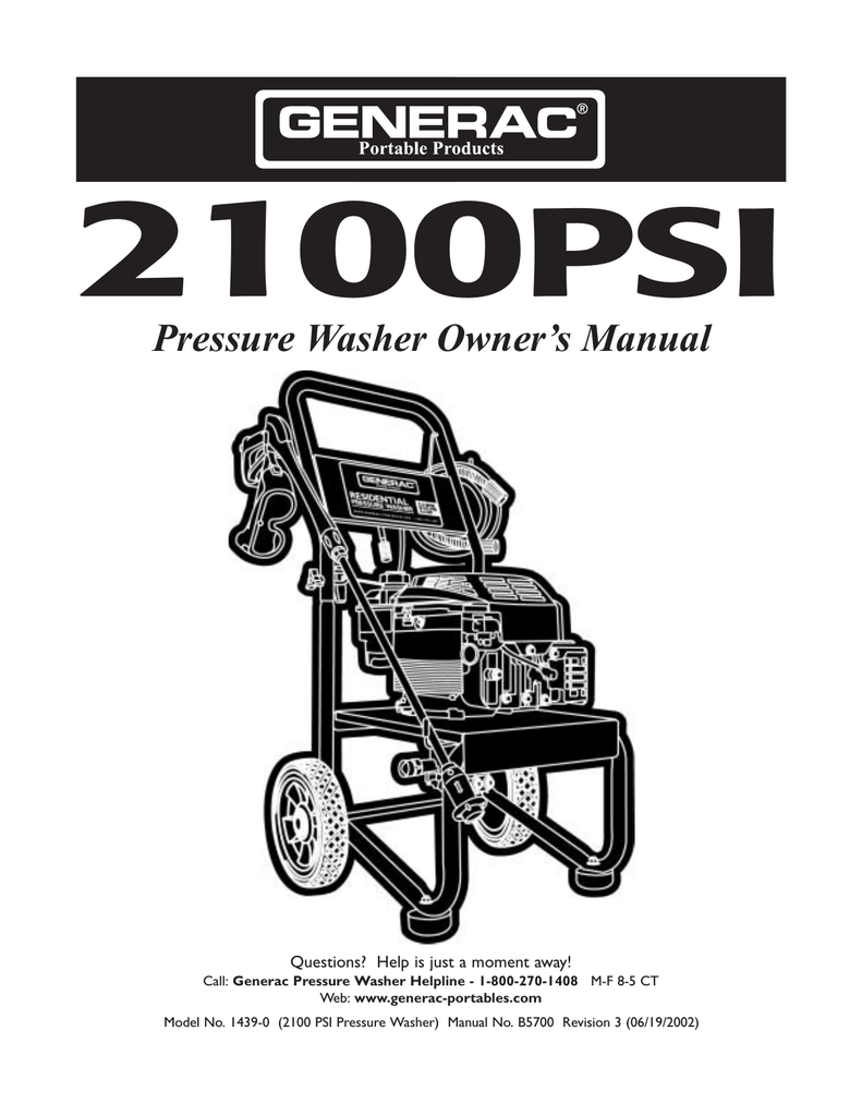 Briggs and Stratton 2,100 PSI Pressure Washer | 020345-0 ...