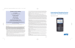 Samsung ACE World Edition Smartphone User Guide