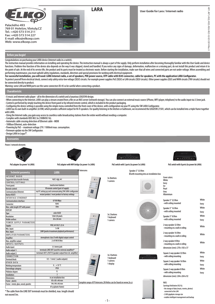 Elko sound player manual