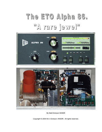 Alpha Power ALPHA 89 Specifications | Manualzz