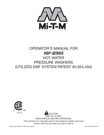 Mi-T-M GH-3003-3MGH Operator's Manual | Manualzz