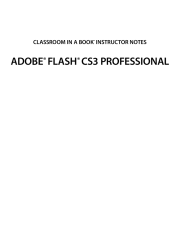 adobe flash cs3 professional animation tutorial