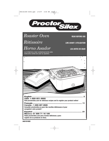 Proctor-Silex 32181 User manual | Manualzz