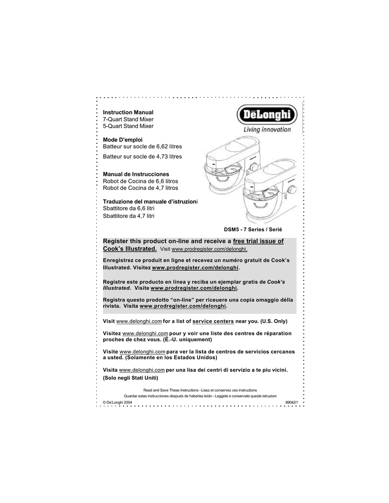 Delonghi A930 User Manual Manualzz