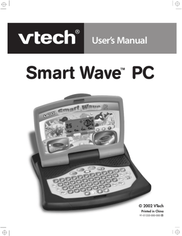 VTech Smartwave PC User`s Manual | Manualzz