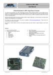 MPL MCDISK-E User manual