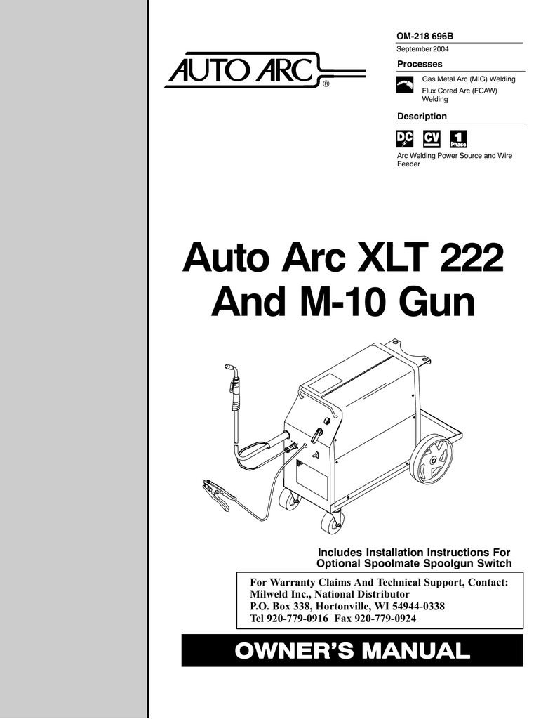 Milweld Auto Arc Xlt 165 Xlt 135 Specification Manualzz Com