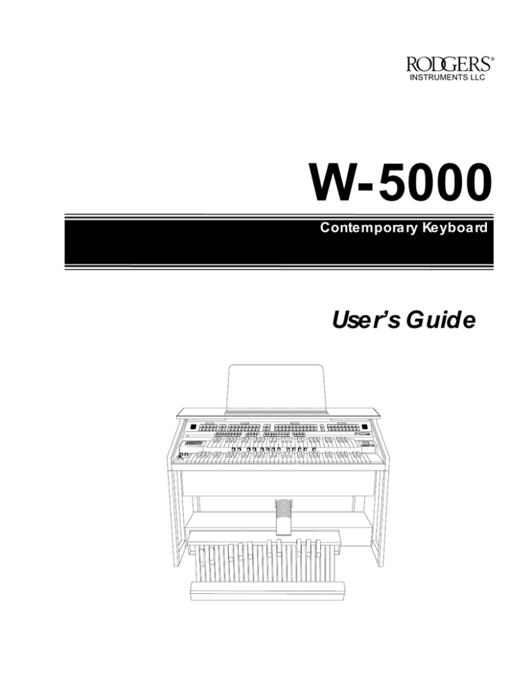 Rodgers Instruments W 5000 User S Guide Manualzz