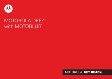 Motorola Defy+ manual | Manualzz