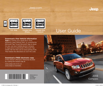 Chrysler 2013 Compass User guide | Manualzz