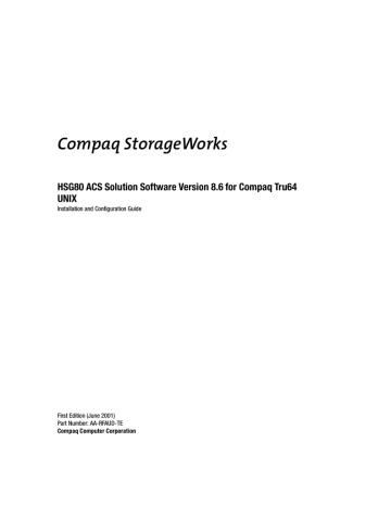 4354R - StorageWorks Enclosure Storage | Datasheet | Compaq 4354R | Manualzz