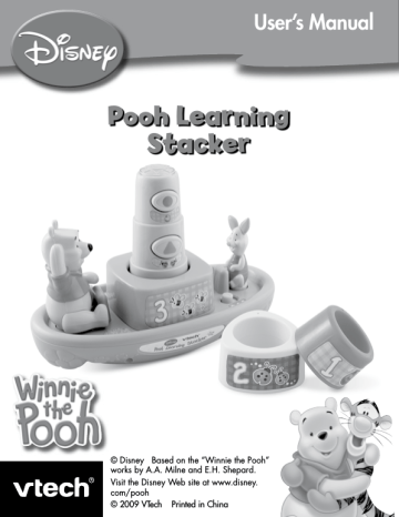 VTech Pooh Learning Stacker User's Manual | Manualzz