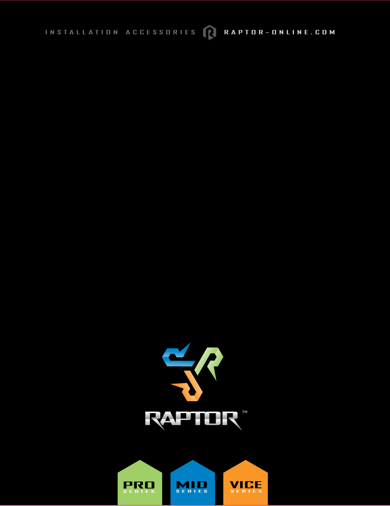 Black Raptor R3BK10-250 VICE SERIES Power Cable