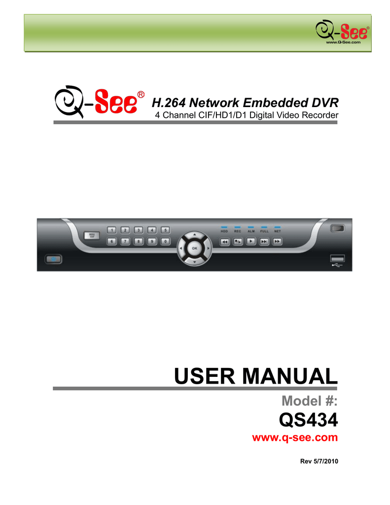 4Ch H 264 Dvr User Manual Pdf / Gs2002 Gs2002v Gs2101 Gs2101v User
