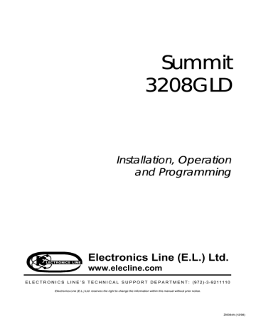 Electronics Line 3208gld Operation And Programming Manual Manualzz