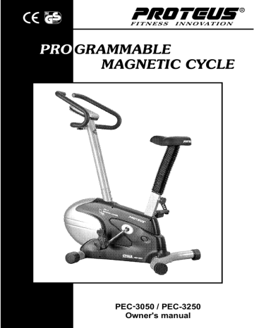 Proteus PEC 3050 Owner`s manual | Manualzz