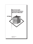 Zebra 2746e Service Manual
