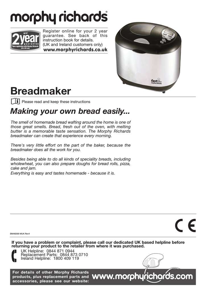 Black & Decker Bread Maker B2005 User's Guide, ManualsOnline.com