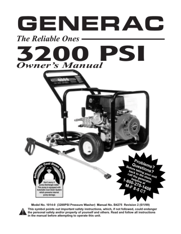 All-Power 3200 PSI Owner`s manual | Manualzz