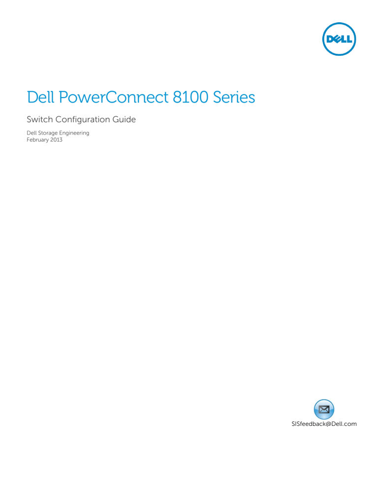 Dell PowerConnect 8100 Series User manual | Manualzz